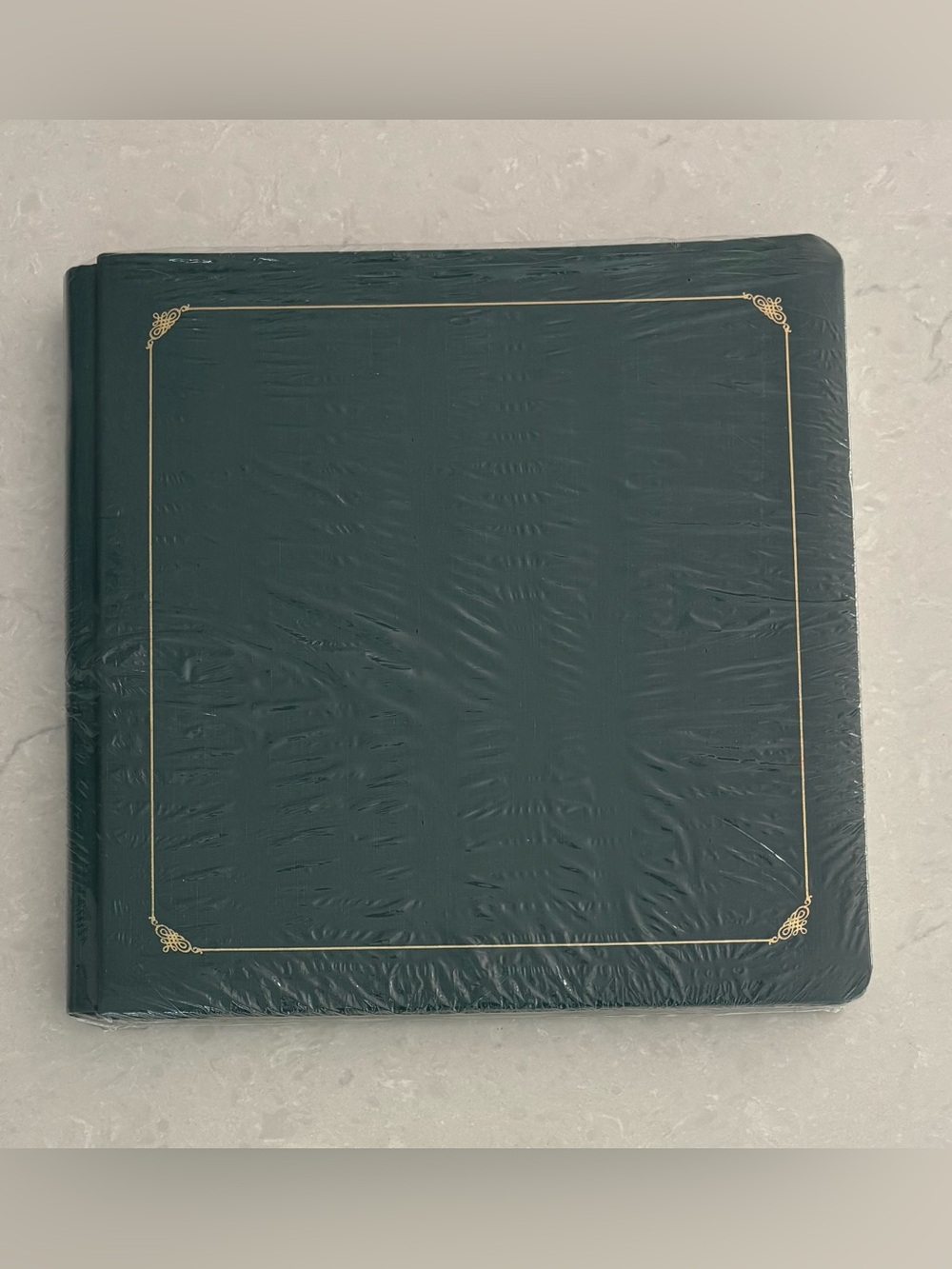 Creative Memories 12X12 Green Photo Album with Gold Accents